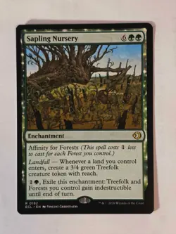 MTG NM Normal Sapling Nursery 192 R Lorwyn Eclipsed - Pack Fresh - Quick Ship - Image 1
