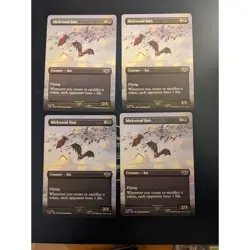 (4) Borderless Mirkwood Bats-Lord of the Rings LTR 421, MTG Magic: The Gathering - Image 1