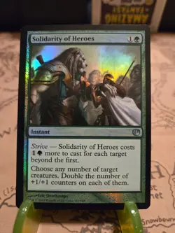 MTG Solidarity of Heroes Journey into Nyx Foil Uncommon NM - Image 1
