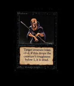 Magic the Gathering WEAKNESS Beta MTG - Image 1