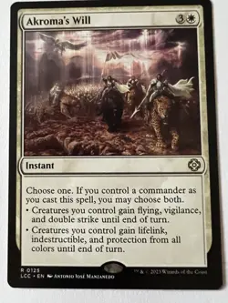 Akroma's Will Commander: the Lost Caverns of Ixalan Regular - Image 2
