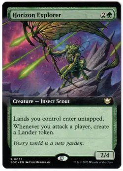 Magic the Gathering - Horizon Explorer Extended Art - RARE - EOE - Mint - Image 1