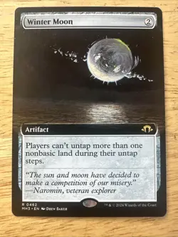 Winter Moon (Extended Art) #462 (NM) Modern Horizons 3 MH3 Magic MTG - Image 1