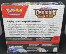 POKEMON FACTORY SEALED SCARLET & VIOLET OBSIDIAN FLAMES BOOSTER BOX 36 PACKS - Image 2