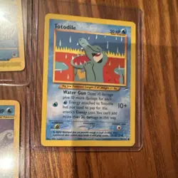 Pokemon TCG Totodile Basic Pokemon Lot 4 Cards 2002 Nintendo 13/165 15/111 - Image 4