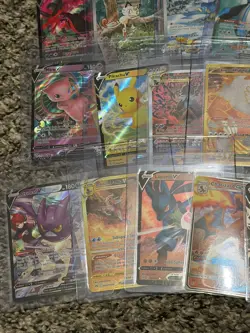 Pokemon TCG 25 Card Lot of Full Arts, Vmax, V's, Etc English Various Sets NM - Image 4