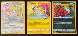 Pokemon TCG -Amazing Rare Lot - Jirachi 119/185, Raikou 050/185, Yveltal - NM - Image 1