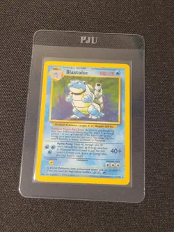 Pokemon TCG - Blastoise Base Holo - TCG 02/102 - Light Play Excellent Condition - Image 2