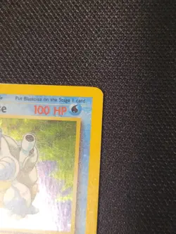 Pokemon TCG - Blastoise Base Holo - TCG 02/102 - Light Play Excellent Condition - Image 4