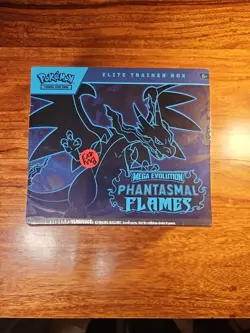 Pokemon TCG: Mega Evolution Phantasmal Flames Elite Trainer Box Factory Sealed. - Image 1