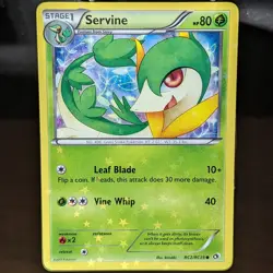 Servine RC2/RC25 LP/NM Radiant Collection Legendary Treasures Pokemon Card 2/25 - Image 1