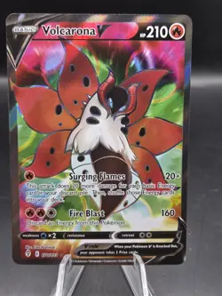 Pokemon TCG Volcarona V 170/203 Full Art Ultra Rare Holo Evolving Skies NM/M - Image 1