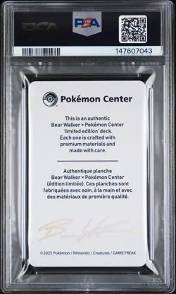2025 POKEMON CENTER X BEAR WALKER COLLECTION CARDS ESPEON 375/930 PSA 10 - Image 2