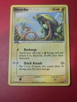 electrike 2/12 EX trainer kit minun & plusle pokemon card NM - Image 1