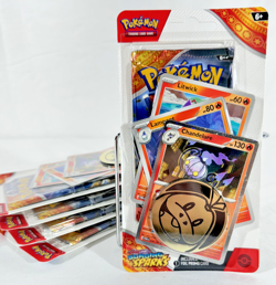 Pokemon TCG: Surging Sparks Chandelure Checklane Blister - SEALED - Image 1