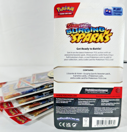 Pokemon TCG: Surging Sparks Chandelure Checklane Blister - SEALED - Image 3