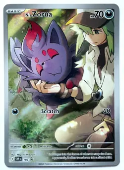 N's Zorua 189 - Pokemon TCG - Scarlet & Violet Black Star Promo - Image 1