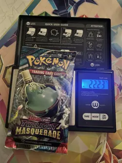 (VERY HEAVY) 22.23g Pokemon TCG Twilight Masquerade Booster Pack (SEALED)✅ - Image 1