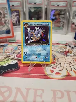 Dark Gyarados 8/82 Holo Team Rocket Prerelease Promo Pokemon Card - NM - Image 1