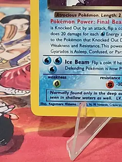Dark Gyarados 8/82 Holo Team Rocket Prerelease Promo Pokemon Card - NM - Image 5
