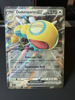 2025 Pokemon JTG Journey Together Dudunsparce EX Holo 121/159 Near Mint - Image 1