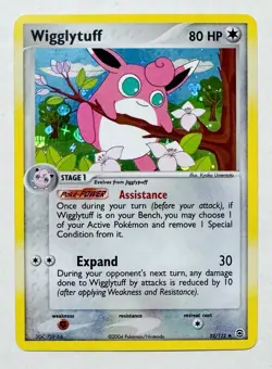 2004 Pokemon EX 52/112 Wigglytuff Reverse Holo Fire Red & Leaf Green NM !! - Image 1
