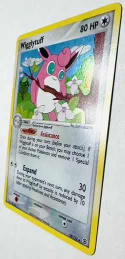 2004 Pokemon EX 52/112 Wigglytuff Reverse Holo Fire Red & Leaf Green NM !! - Image 3