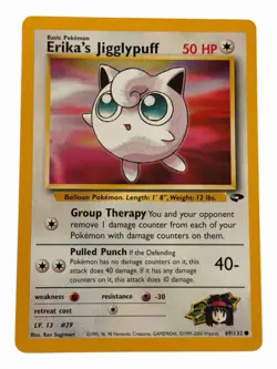 Erika's Jigglypuff - 69/132 Gym Challenge 2000 - WOTC - Pokemon TCG - Image 1