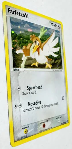 2005 Pokemon EX 107/106 Farfetch’d Holo Rare Secret Rare Mint !! - Image 2