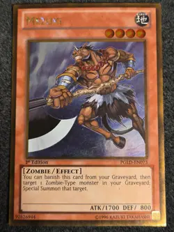 Yugioh! MP Mezuki - PGLD-EN073 - Gold Rare - 1st Edition Moderately Played, Engl - Image 1