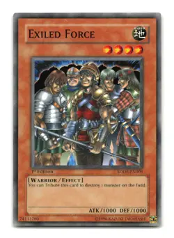 Exiled Force - SDDE-EN009 1st Edition - YuGiOh-LP - Image 1