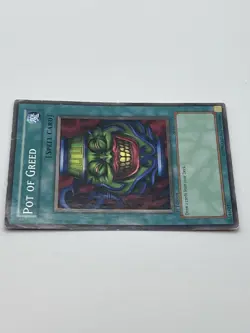 Yu-Gi-Oh! Pot Of Greed 1st Edition SD1-EN015, 1996 DAMAGED - Image 5