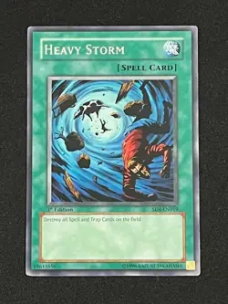 Heavy Storm SD4-EN019 1st Edition YuGiOh Structure Deck: Fury from the Deep - Image 2