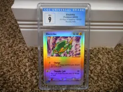 Electrike cgc 9 MINT REVERSE HOLO EX Ruby and Sapphire E-Reader 30/109 psa card - Image 1