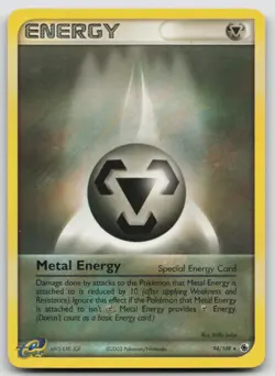 Pokemon Card Metal Energy (Special) Rare Ruby and Sapphire 94/109 - Image 1