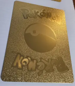 X 1 Pikachu V Gold Foil Pokemon Card 170 Full Art Metal Card Collectible - Image 3