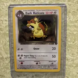 Lot Of 4 1st Ed. ‘90s Pokemon Cards Persian/Dark Arbok/Dark Raticate/Pidgeotto - Image 4