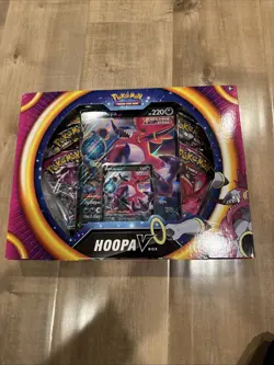 Pokemon TCG: Hoopa V Box - Oversize - Booster Packs X4 +Online - Poke Cards - Image 2