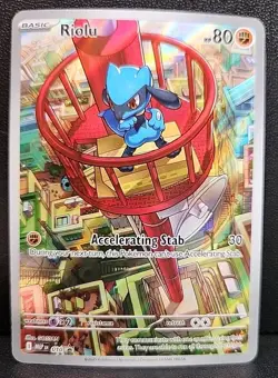 Riolu MEP 010 Black Star Promo Card Pokemon Mega Evolutions NM/M - Image 1