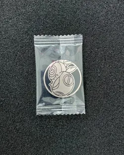 2025 Pokemon TCG Trading Card Game 151 Collect White Metal Coin Sealed LU57 - Image 1