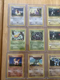 12 Base Set Shadowless Pokemon Card Lot 1999 WOTC Vintage LP - Image 2
