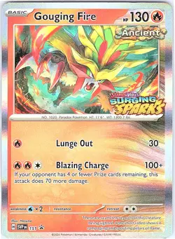 Gouging Fire - SVP SV: Scarlet & Violet Promo Cards #151 Promo Holofoil NM - Image 1