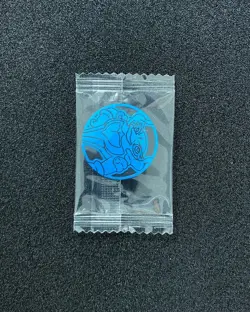 2025 Pokemon TCG Trading Card Game 151 Collect Blue Metal Coin Sealed LU57 - Image 1