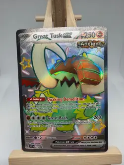 Great Tusk ex 072 - Pokemon Scarlet & Violet Promo Card - NM Not Stamp - Image 1