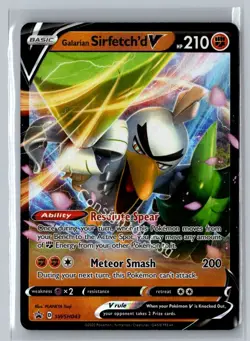 SWSH: Sword & Shield Promo Cards #SWSH043 Galarian Sirfetch'd V - Image 1