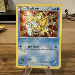 Pokemon TCG Shiny Magikarp Black Star Holo Promo Card XY143 - Image 1