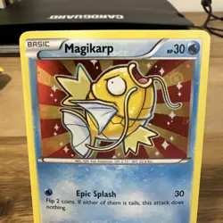 Pokemon TCG Shiny Magikarp Black Star Holo Promo Card XY143 - Image 2