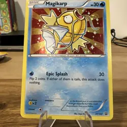Pokemon TCG Shiny Magikarp Black Star Holo Promo Card XY143 - Image 3