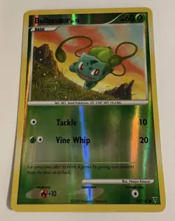 Bulbasaur 93/147 Supreme Victors REVERSE HOLO Pokemon Card LP - Image 2