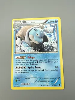 Blastoise 16/101 Holo Pokemon Card Plasma Blast LP - Image 1